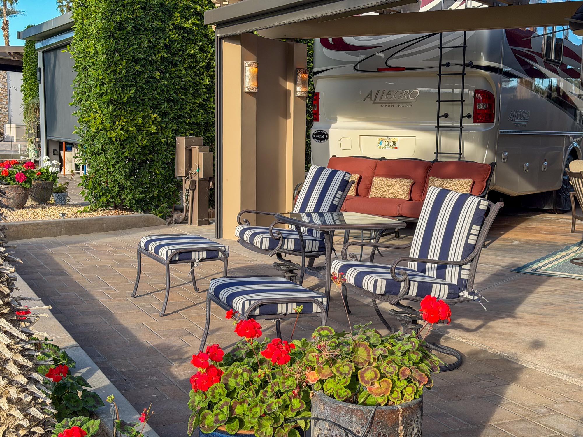 80394 Ave 48, Unit 298 Indio, CA 92201 - Photo 16 of 25 an outdoor space with seating