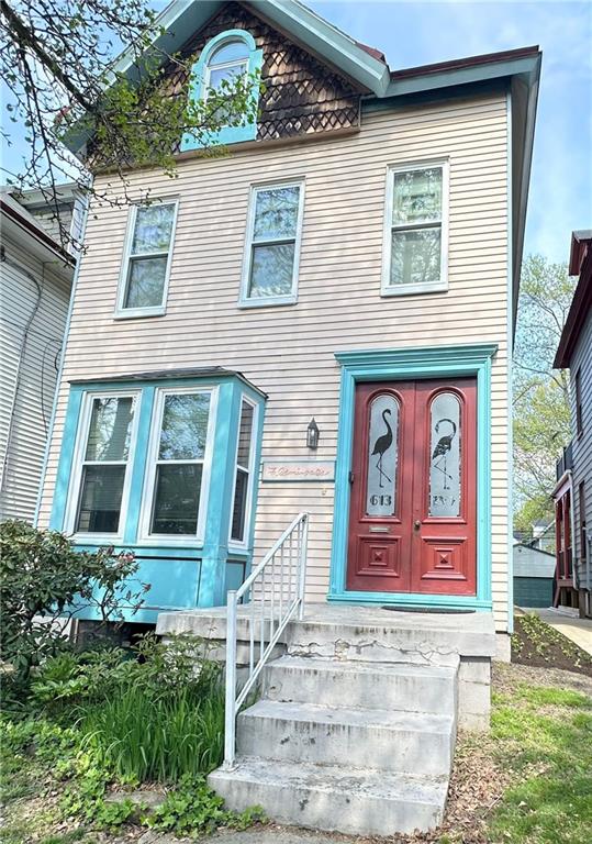 613 Ivy Street, Unit 1 Pittsburgh, PA 15232 - Photo 1 of 6 front view of a brick house with large windows