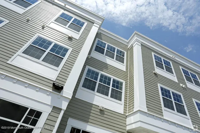 a front view of a building