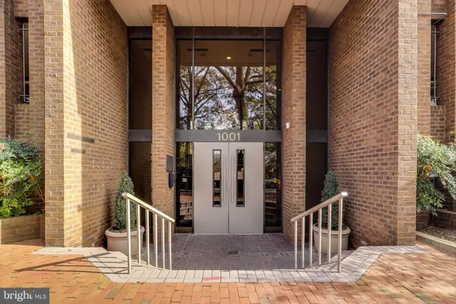 a view of a city with tall buildings