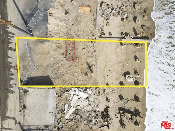 a view of a water from a mountain