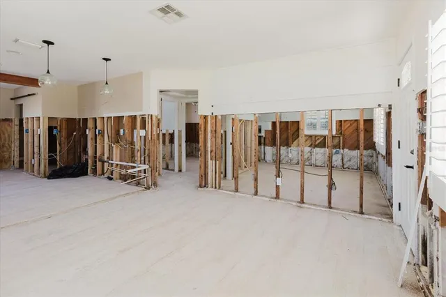 a view of a livingroom with a furniture