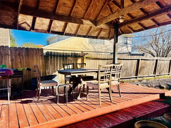 a view of a outdoor seating