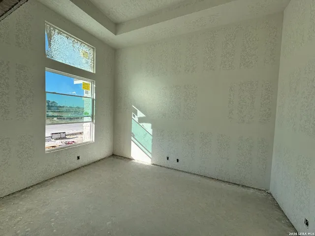 a view of a hallway with closet