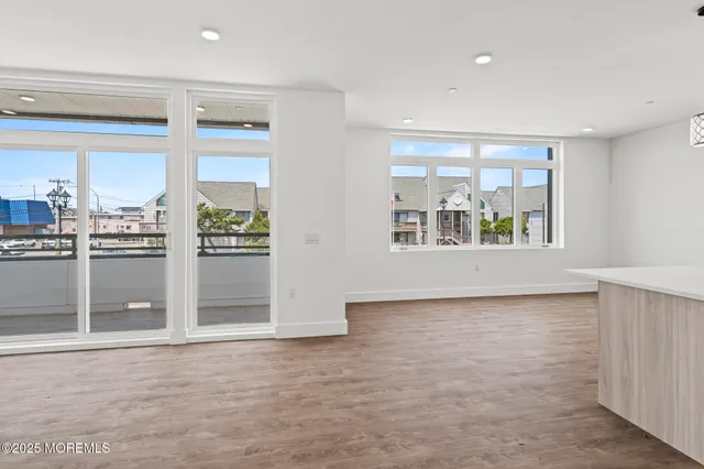 an empty room with window