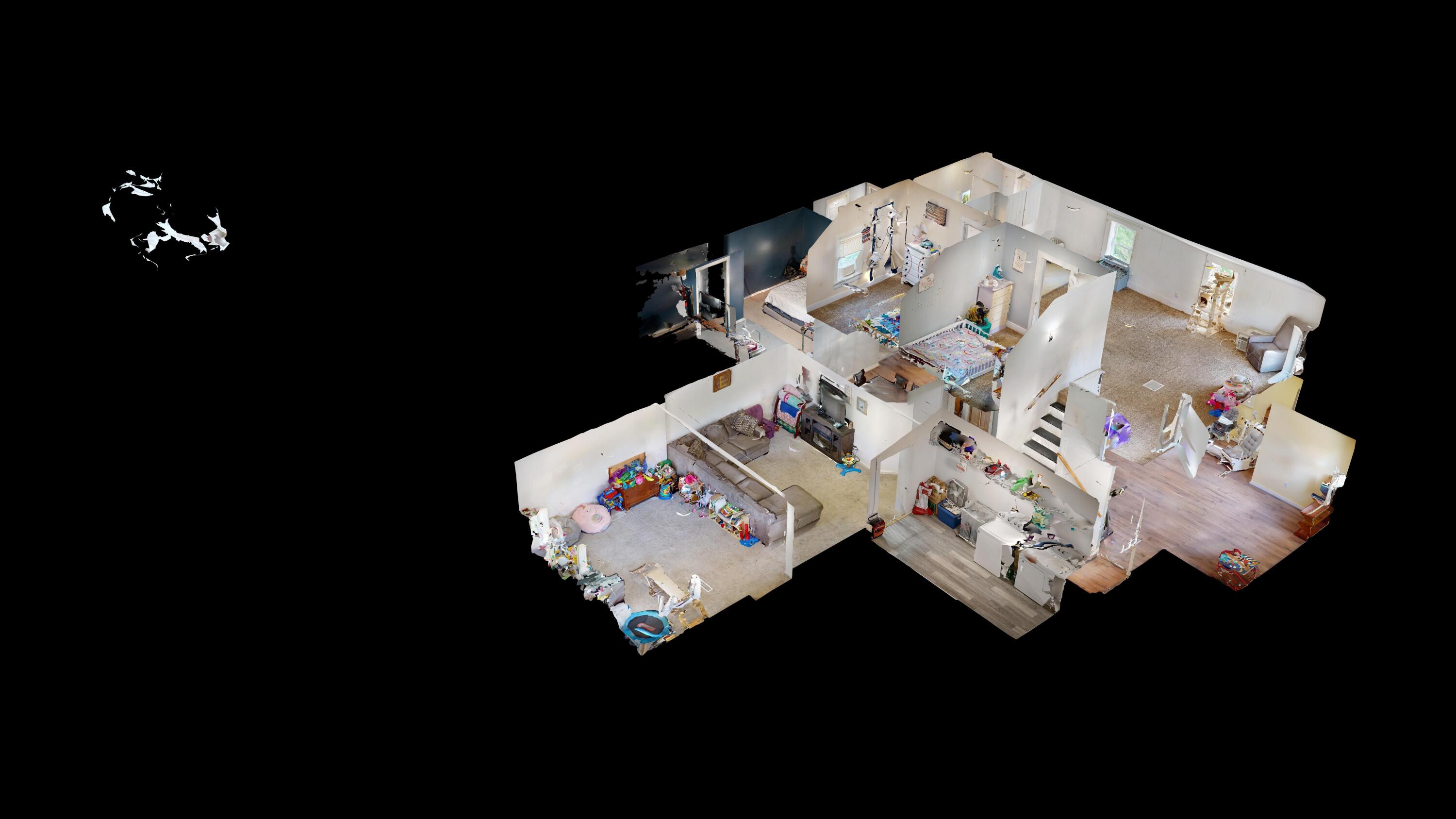 583 Highway 106 Leeds, ME 04263 - Photo 39 of 60 583-ME-106-Leeds-ME-04263-Dollhouse-View