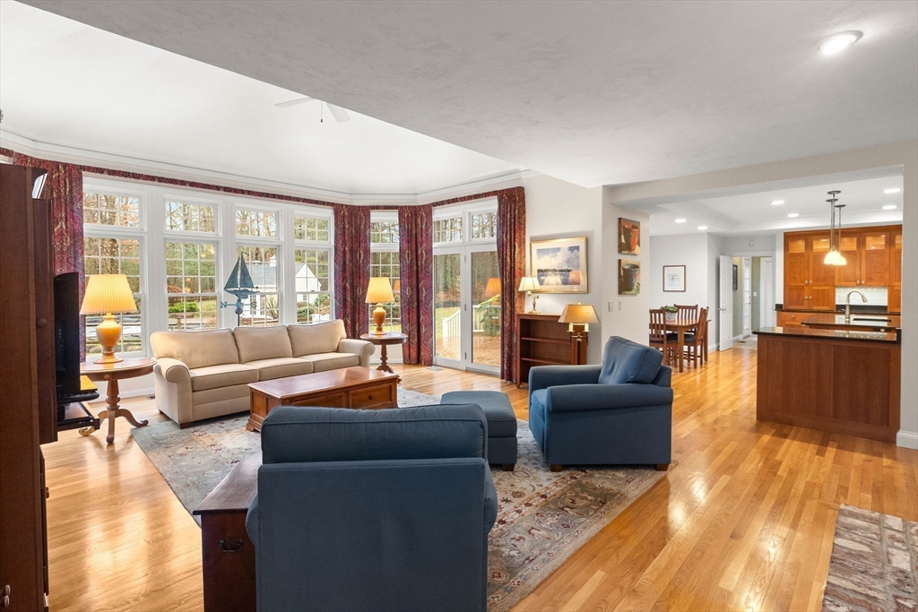 3 Woodland Road Boxford, MA 01921 - Photo 26 of 37 a living room with furniture and a large window