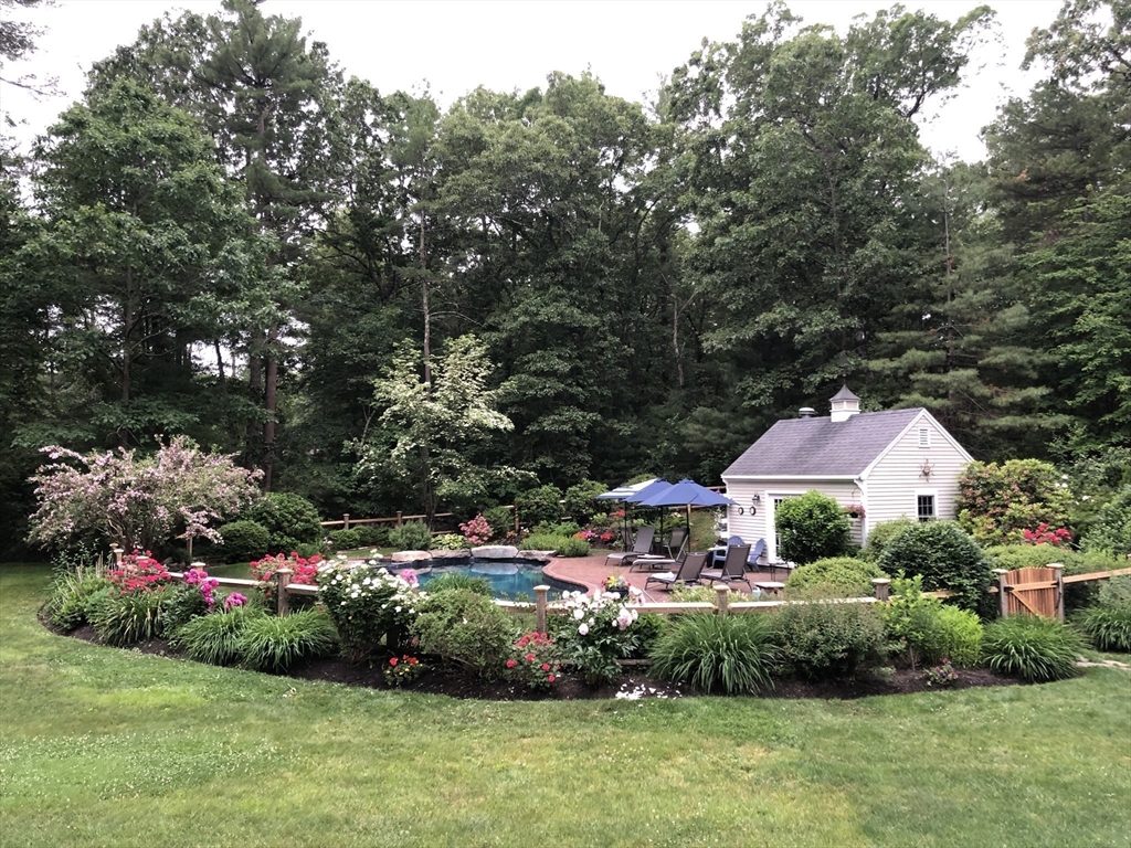 3 Woodland Road Boxford, MA 01921 - Photo 4 of 37 a view of a garden