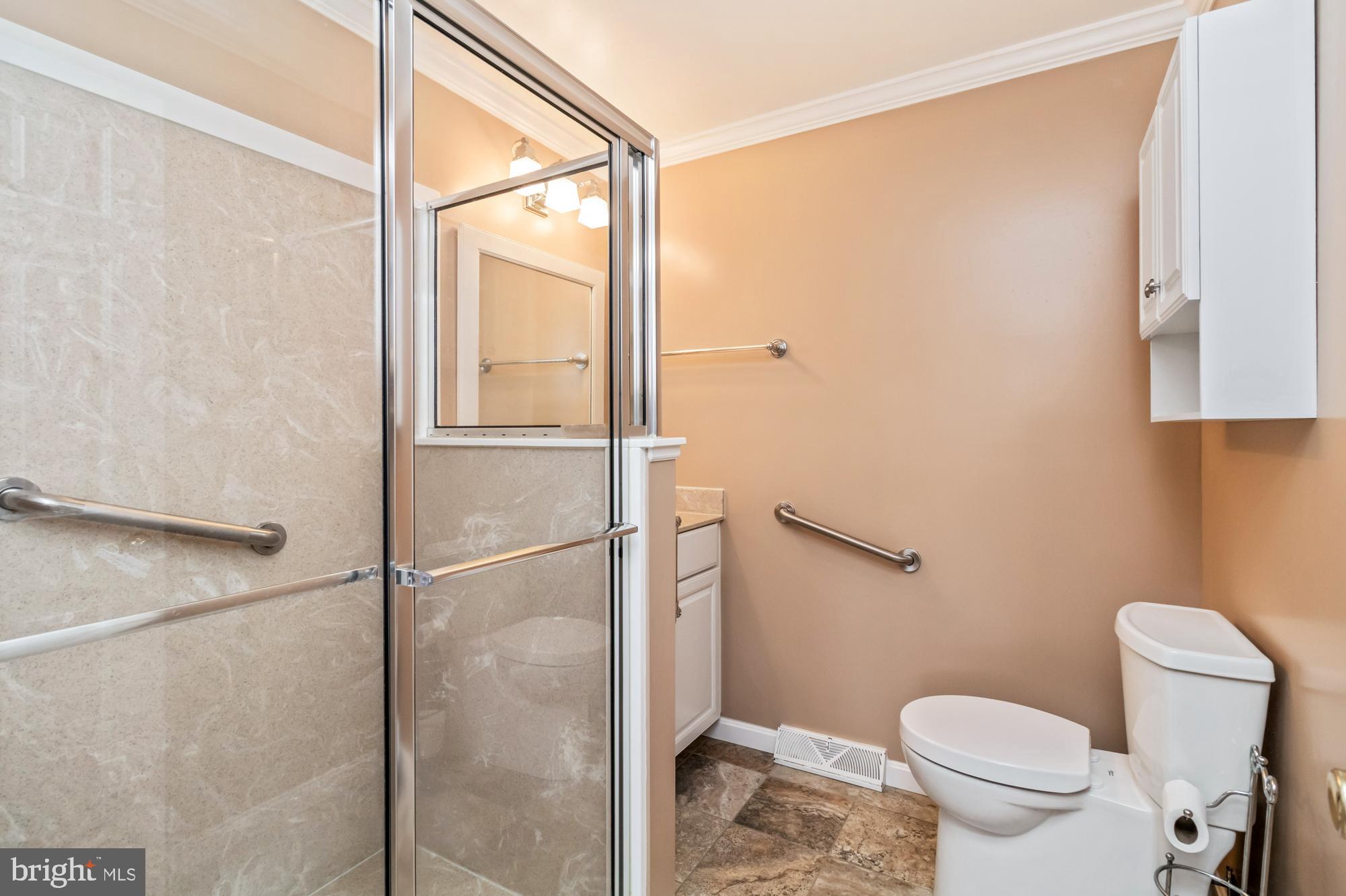 529 Beards Hill Road Aberdeen, MD 21001 - Photo 36 of 65 a bathroom with a toilet and a shower