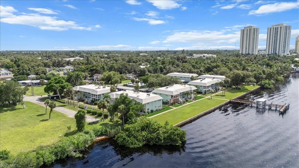 3225 East Riverside Drive, Unit 17A Fort Myers, FL 33916 - Photo 23 of 30 Bird's eye view of a nearby body of water