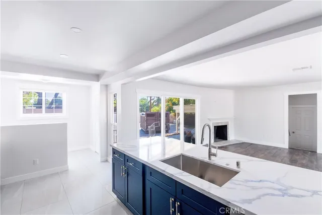 a very nice looking room with a large window