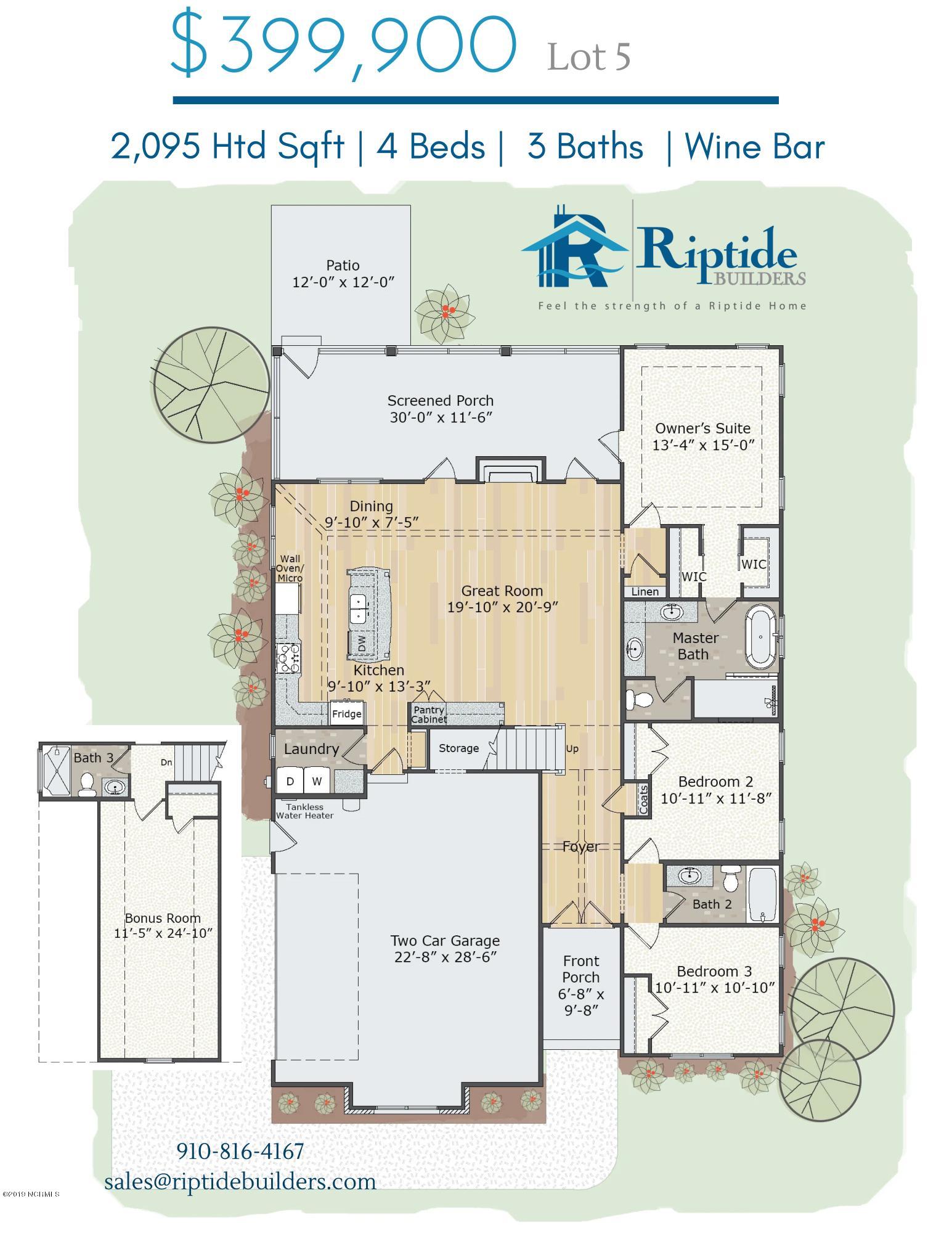 123 Clubhouse Road Sunset Beach, NC 28468 - Photo 40 of 40 Floor plan