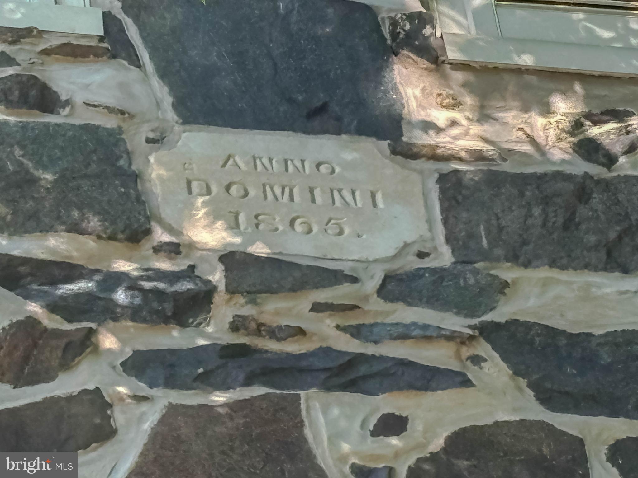 4901 Wetheredsville Road Baltimore, MD 21207 - Photo 49 of 54 Historic 1865 marker built into structure