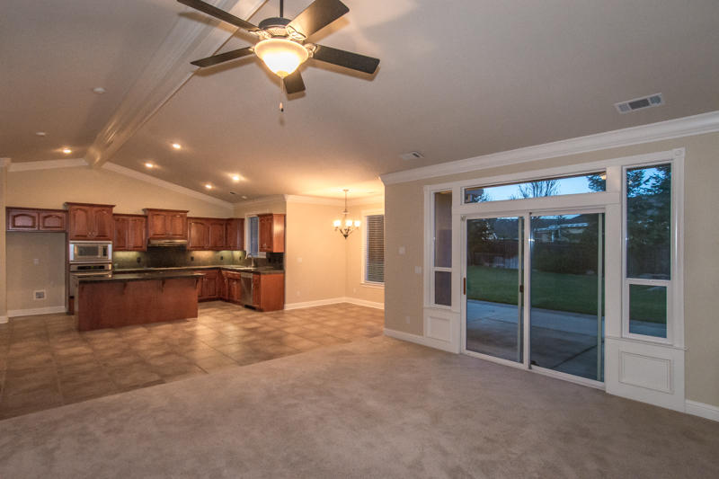 2776 Loggerhead Way Redding, CA 96002 - Photo 11 of 16 Loggerhead from familyroom to kitchen