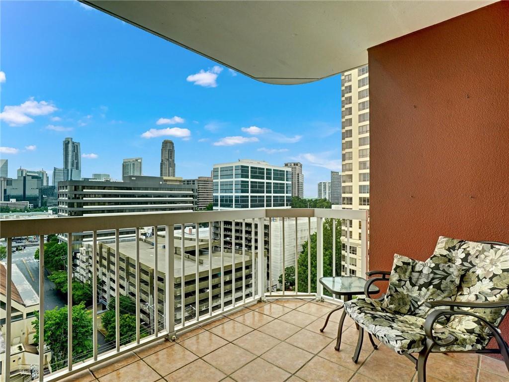 3435 Kingsboro Road Northeast, Unit 1601 Atlanta, GA 30326 - Photo 32 of 54 a view of balcony with furniture