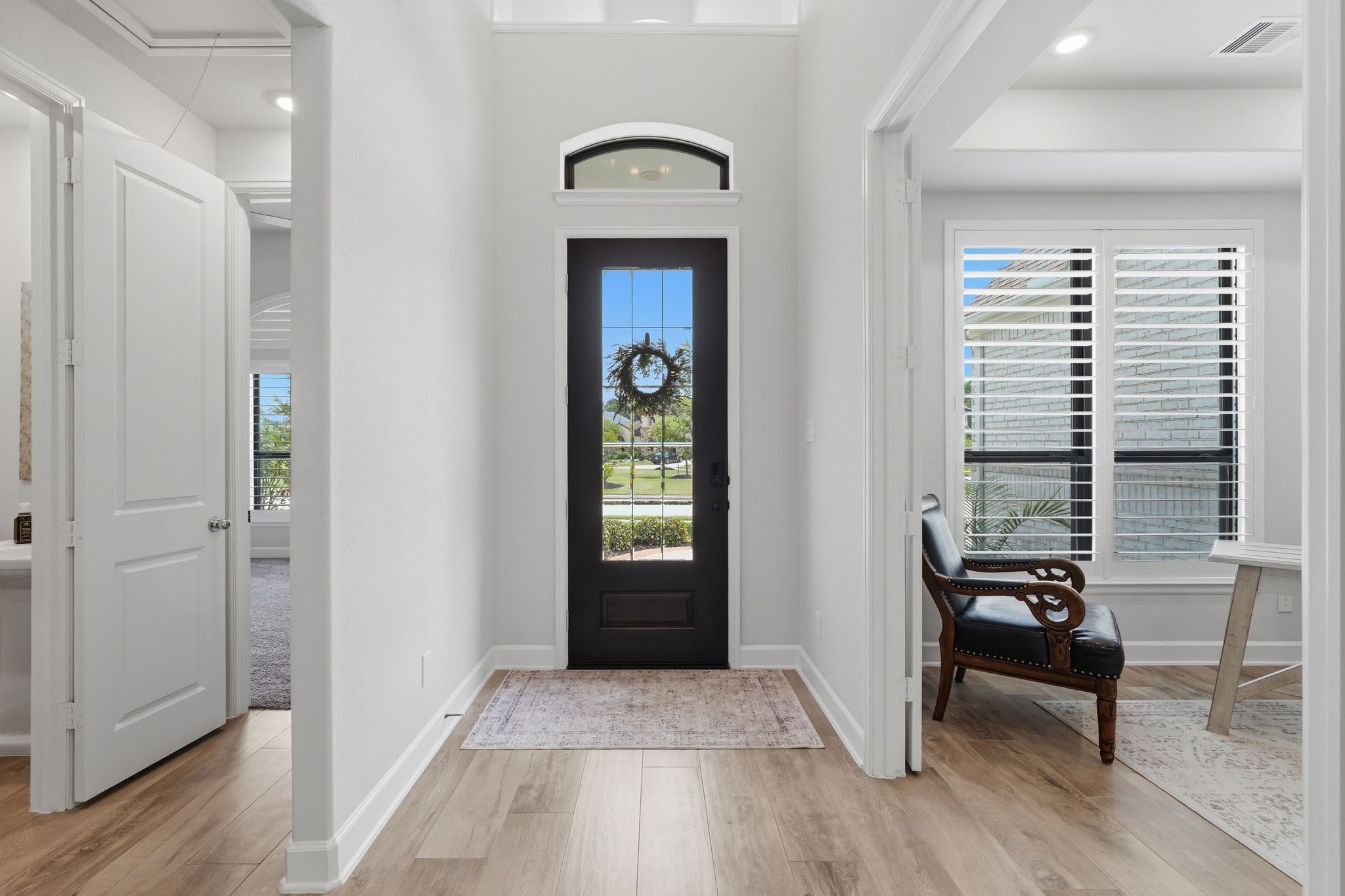 25011 Oxbow Lake Lane Spring, TX 77389 - Photo 5 of 33 a view of hall way with furniture and wooden floor