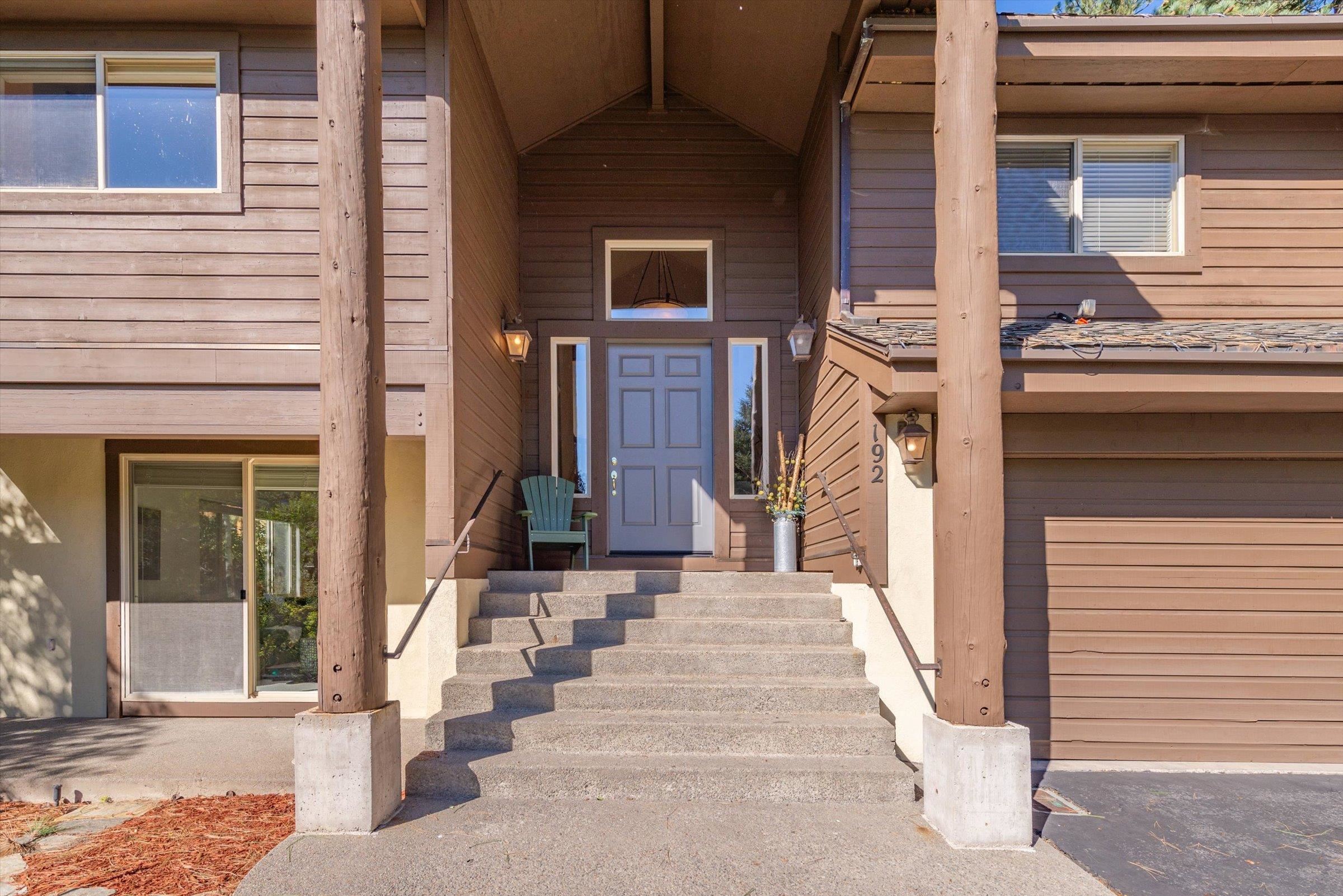 192 Hidden Lake Loop Olympic Valley, CA 96146 - Photo 2 of 21 a front view of a house with a outdoor space