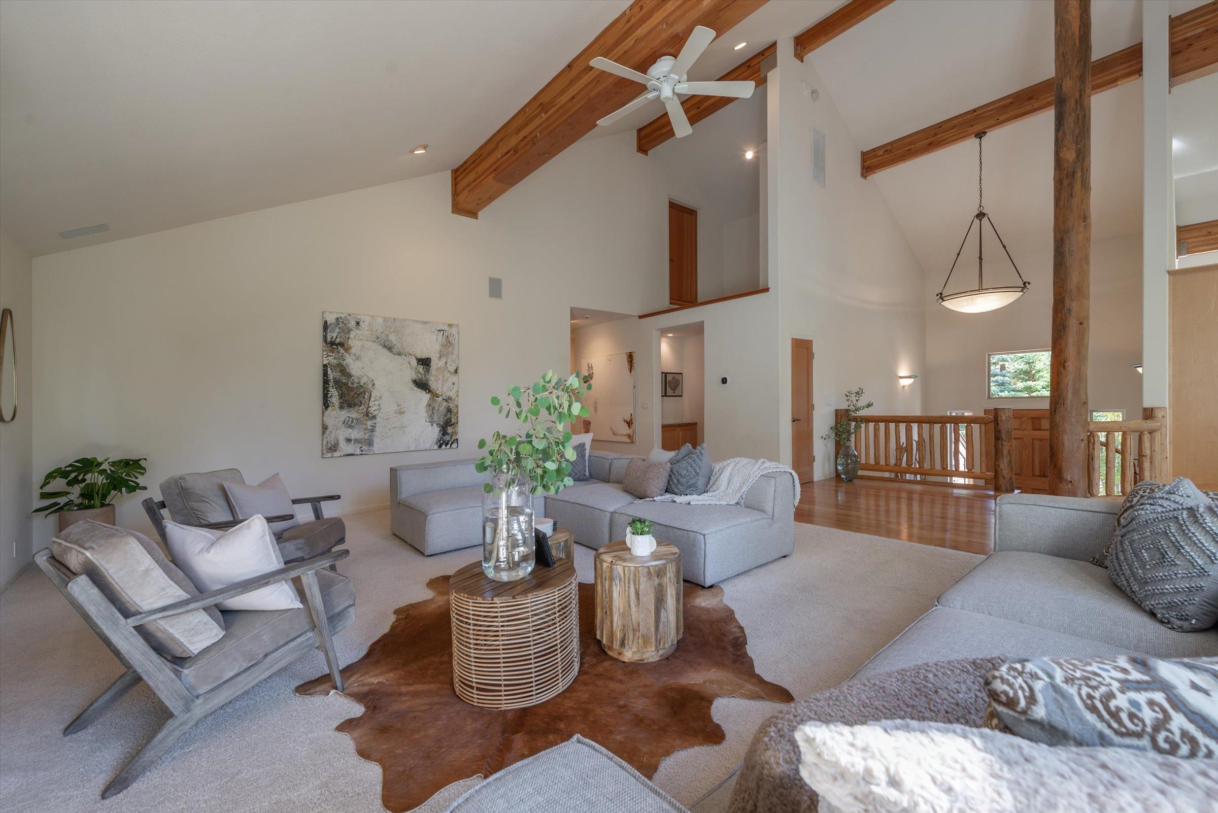 192 Hidden Lake Loop Olympic Valley, CA 96146 - Photo 7 of 21 a living room with furniture and a large window