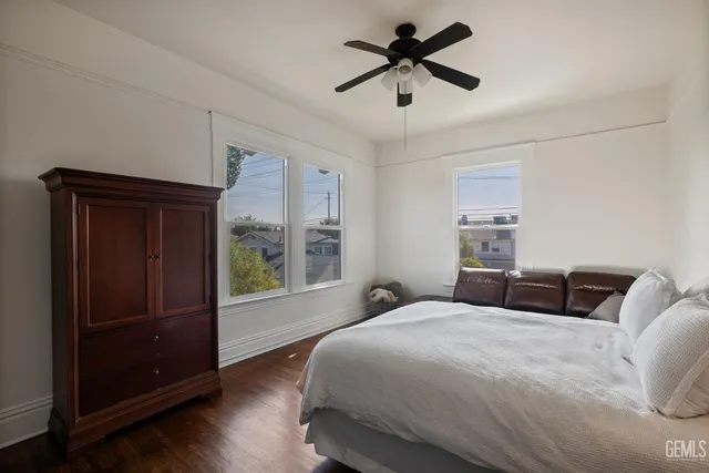 a patio with a table and chairs