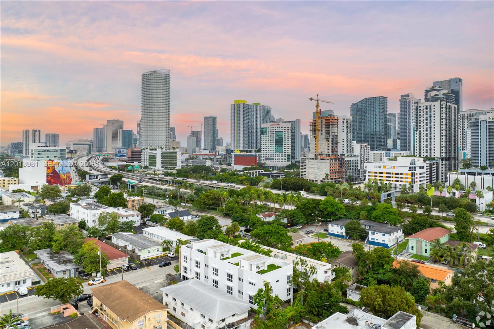 434 Southwest 10th Street, Unit A Miami, FL 33130 - Photo 19 of 23 a city view with lot of high rise buildings