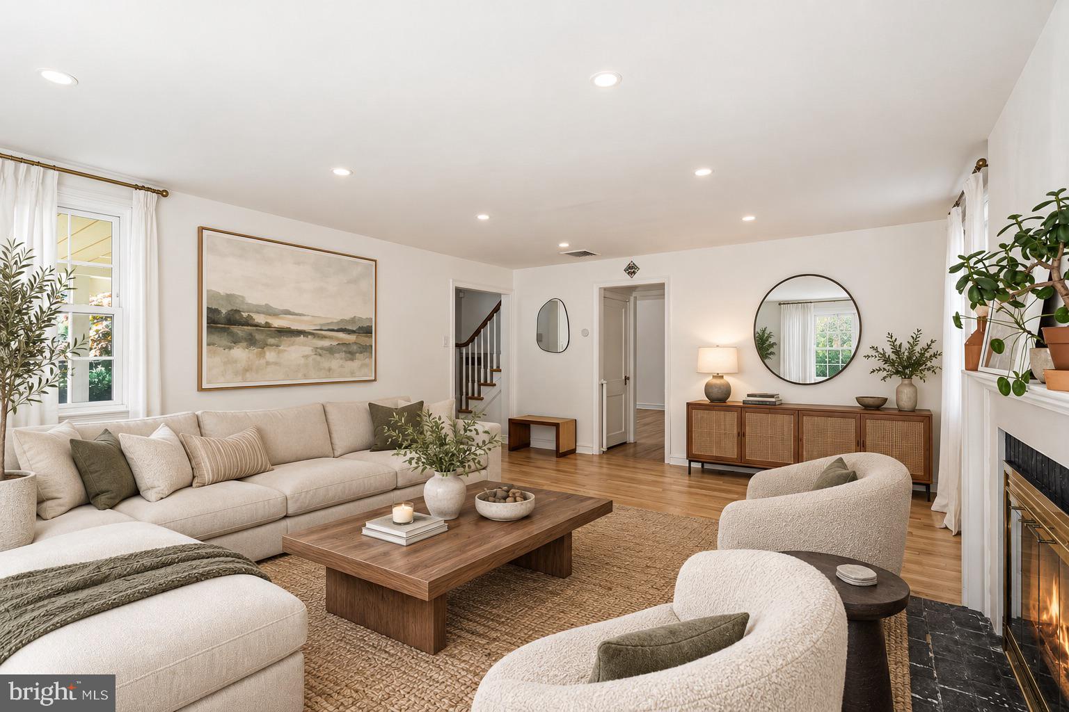 111 Crosshill Road Wynnewood, PA 19096 - Photo 5 of 18 Virtually staged living room