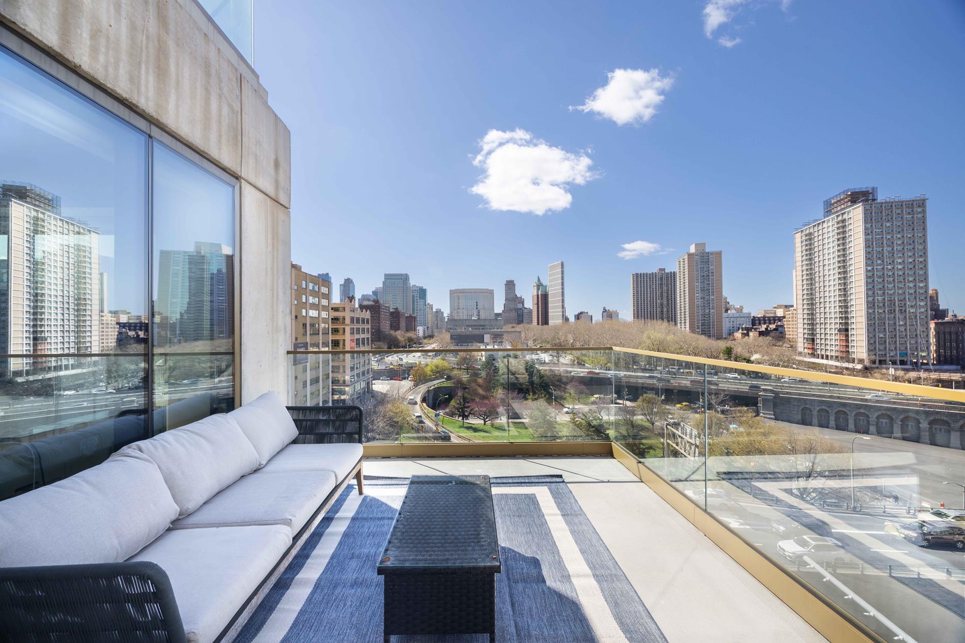 98 Front Street, Unit PH3E Brooklyn, NY 11201 - Photo 2 of 16 a view of a living room and kitchen view