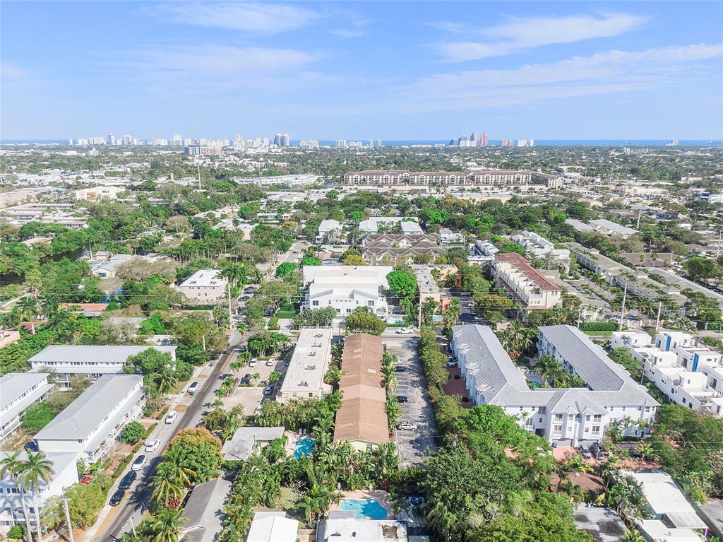 2741 Northeast 8th Avenue, Unit 10 Wilton Manors, FL 33334 - Photo 18 of 28 an aerial view of a city