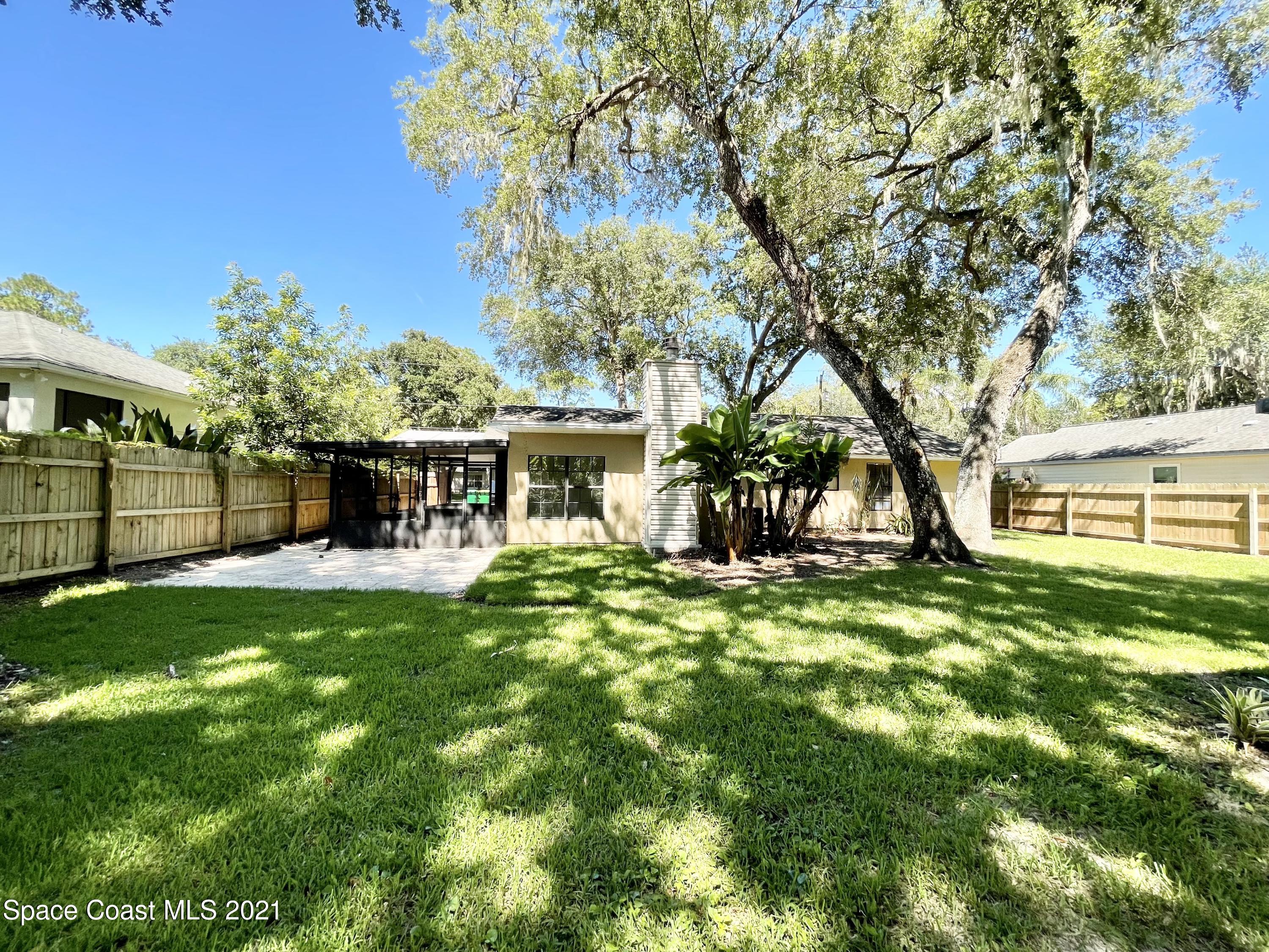 7415 Darien Road Cocoa, FL 32927 - Photo 10 of 12 Backyard