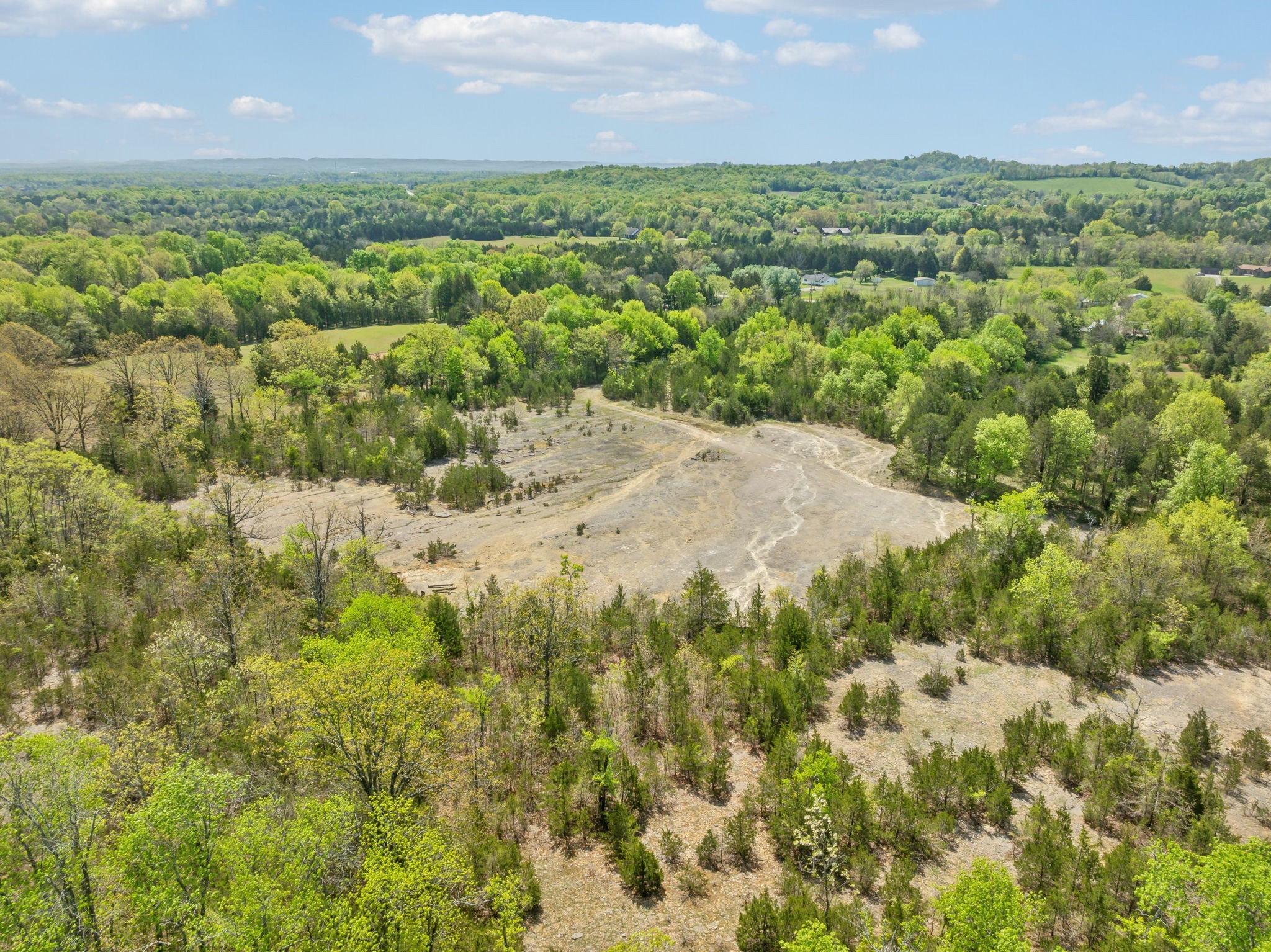 1716 South Berlin Road Lewisburg, TN 37091 - Photo 62 of 78 an aerial view of residential houses with outdoor space and trees