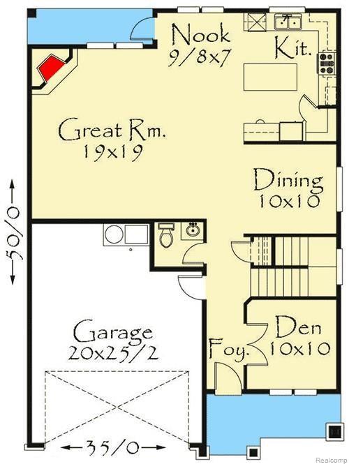 1269 Audubon Road Grosse Pointe, MI 48230 - Photo 2 of 4 Rustic colonial 1st floor 5-5-20.gif