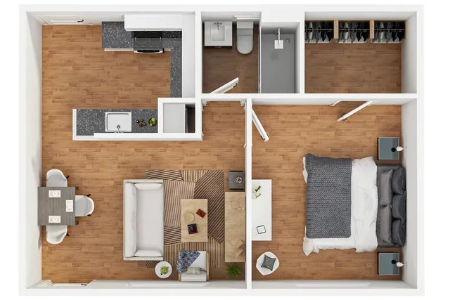 $1,050 | 1200 East 52nd Street, Unit 205, Austin, TX 78723