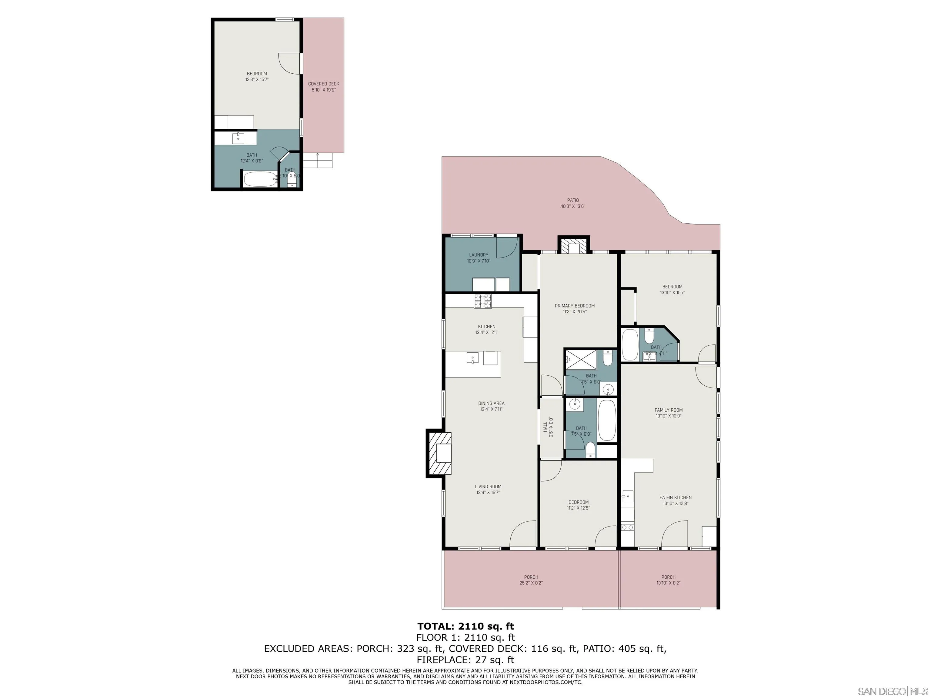 2020 3rd Street Julian, CA 92036 - Photo 34 of 34 a picture of a floor plan
