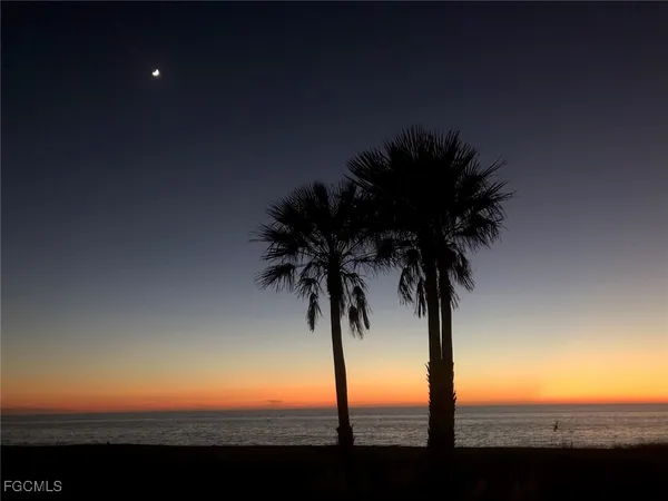 a view of an ocean and beach