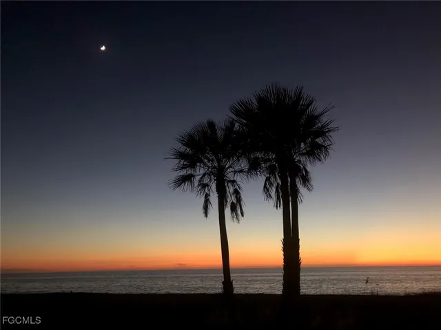 a view of an ocean and beach