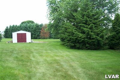 468 Mountain View Road Nazareth, PA 18064 - Photo 12 of 16 Private Backyard W/Utility Shed and Extra Patio Pad