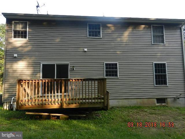 rear of house and deck