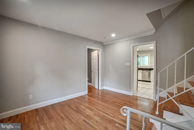 wooden floor and windows in a room