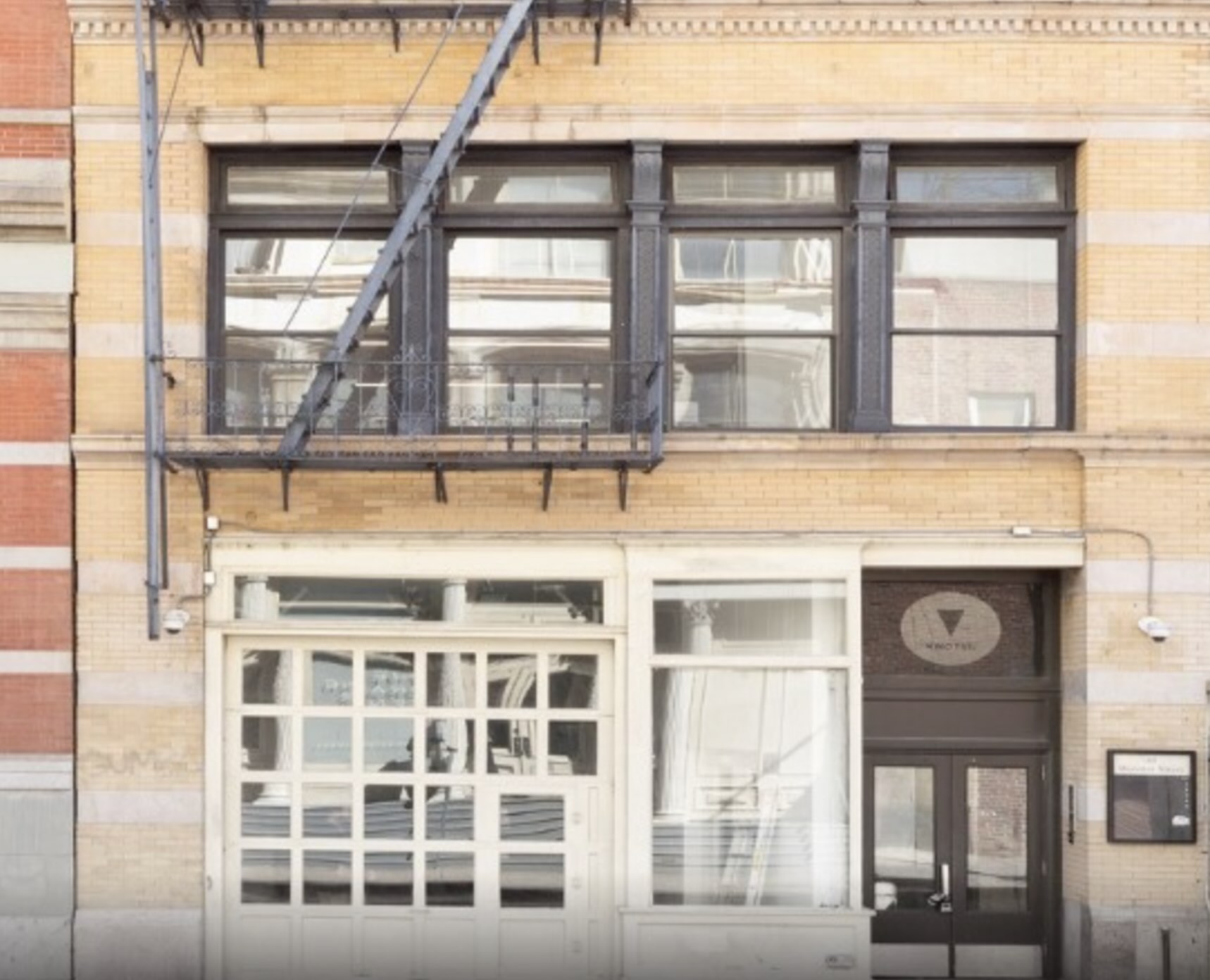 front of building