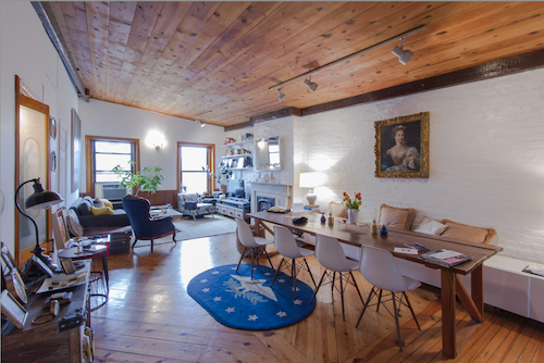 Interior shot of dining table