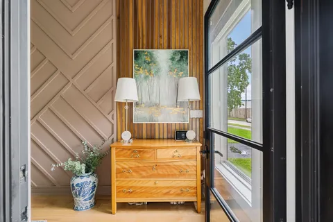 a view of front door