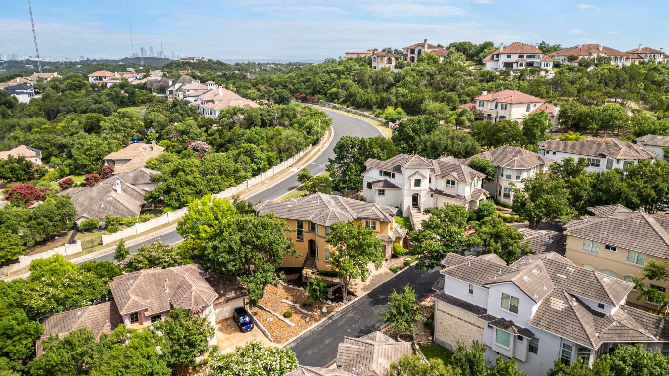 2800 Waymaker Way, Unit 63 Austin, TX 78746 - Photo 27 of 36 an aerial view of multiple house