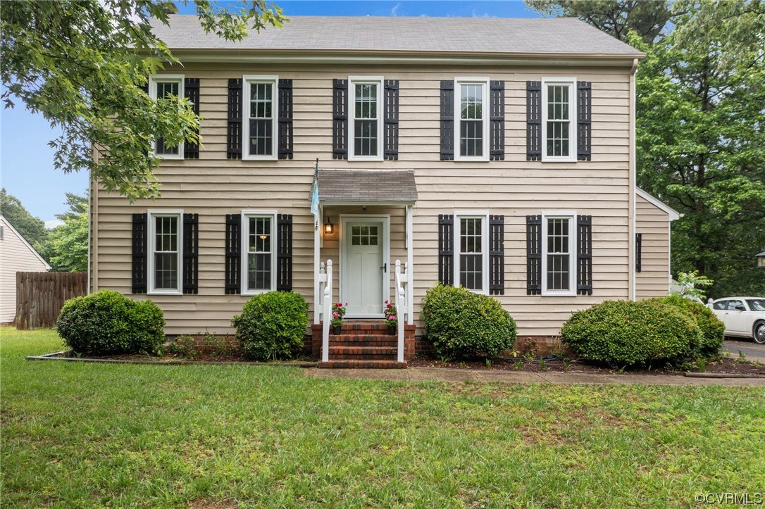 4500 Riderwood Way Chester, VA 23831 - Photo 1 of 48 front view of a house with a yard