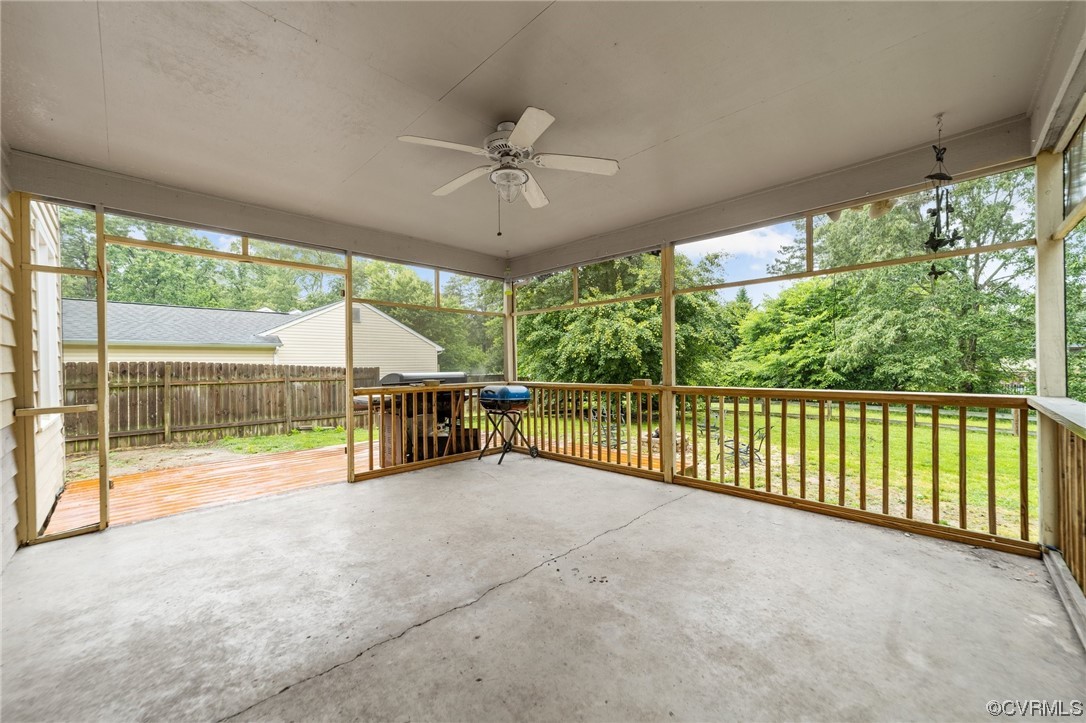 4500 Riderwood Way Chester, VA 23831 - Photo 34 of 48 an empty room with large windows and outdoor view