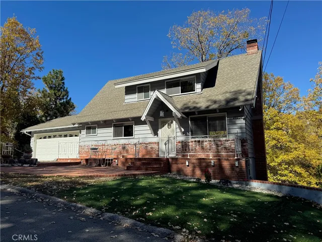 a front view of house with yard