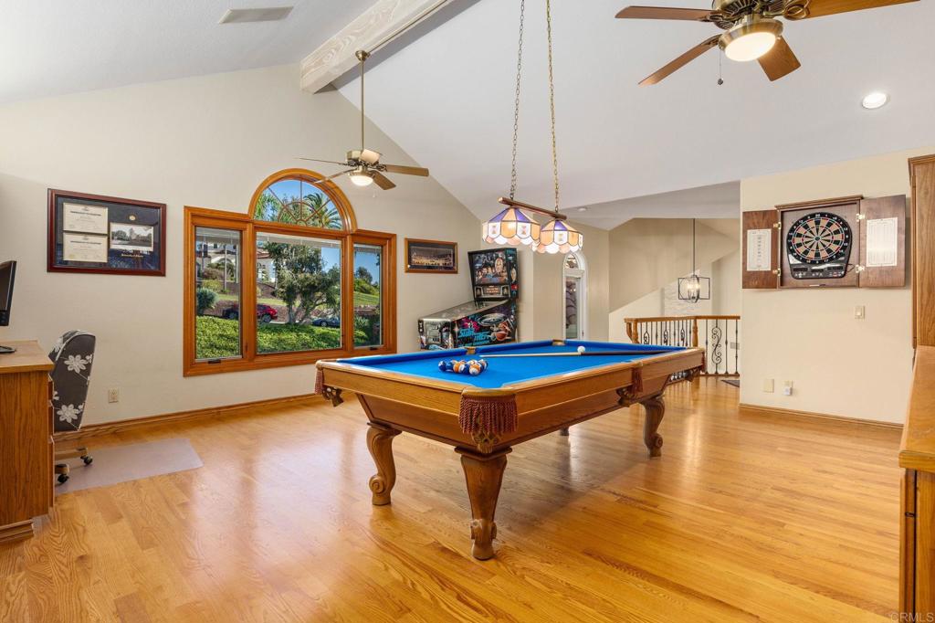 13348 Old Winery Road Poway, CA 92064 - Photo 52 of 68 a room with pool table and window