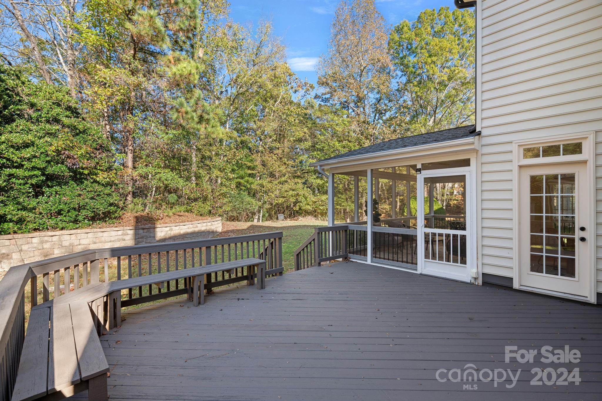 3425 Rhett Butler Place Charlotte, NC 28270 - Photo 36 of 48 a view of a house with balcony and wooden floor