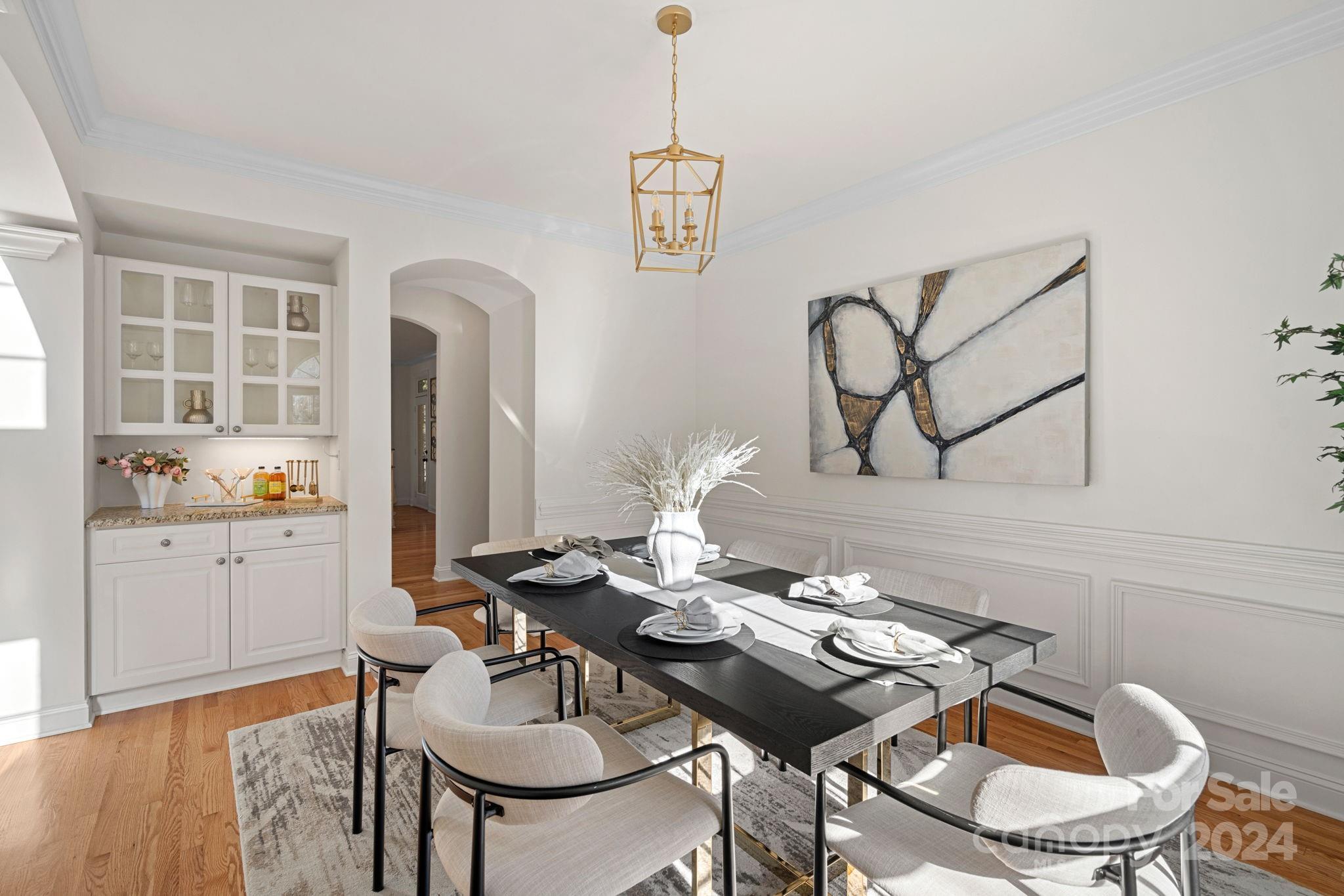 3425 Rhett Butler Place Charlotte, NC 28270 - Photo 7 of 48 a view of a dining room with furniture and a window