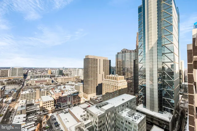 a view of city with balcony