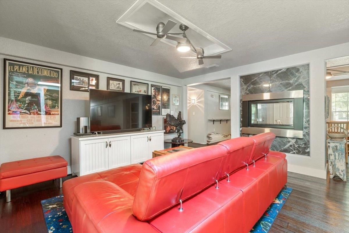 6342 Salado Road St. Augustine, FL 32080 - Photo 16 of 74 a bedroom with bed and flat screen tv