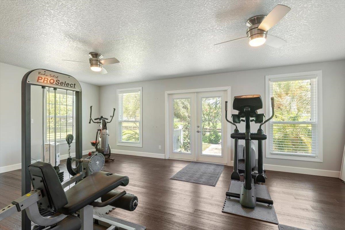6342 Salado Road St. Augustine, FL 32080 - Photo 26 of 74 a view of a room with gym equipment